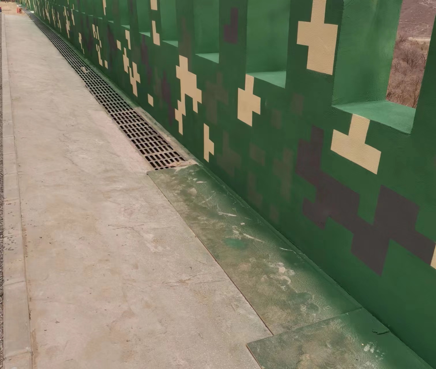 上海围墙迷彩喷涂,数迷彩漆