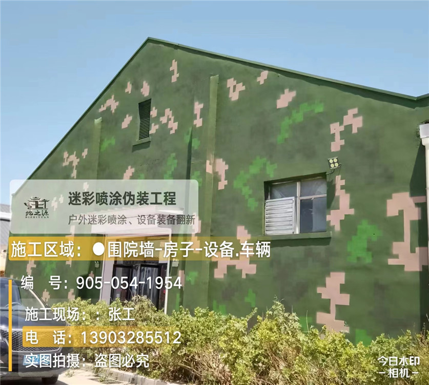 上海外墙数码迷彩漆施工报价清单（100㎡标准墙面测算）